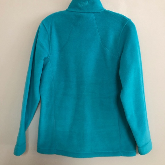 Woolrich petite fleece jacket turquoise blue - Picture 9 of 9
